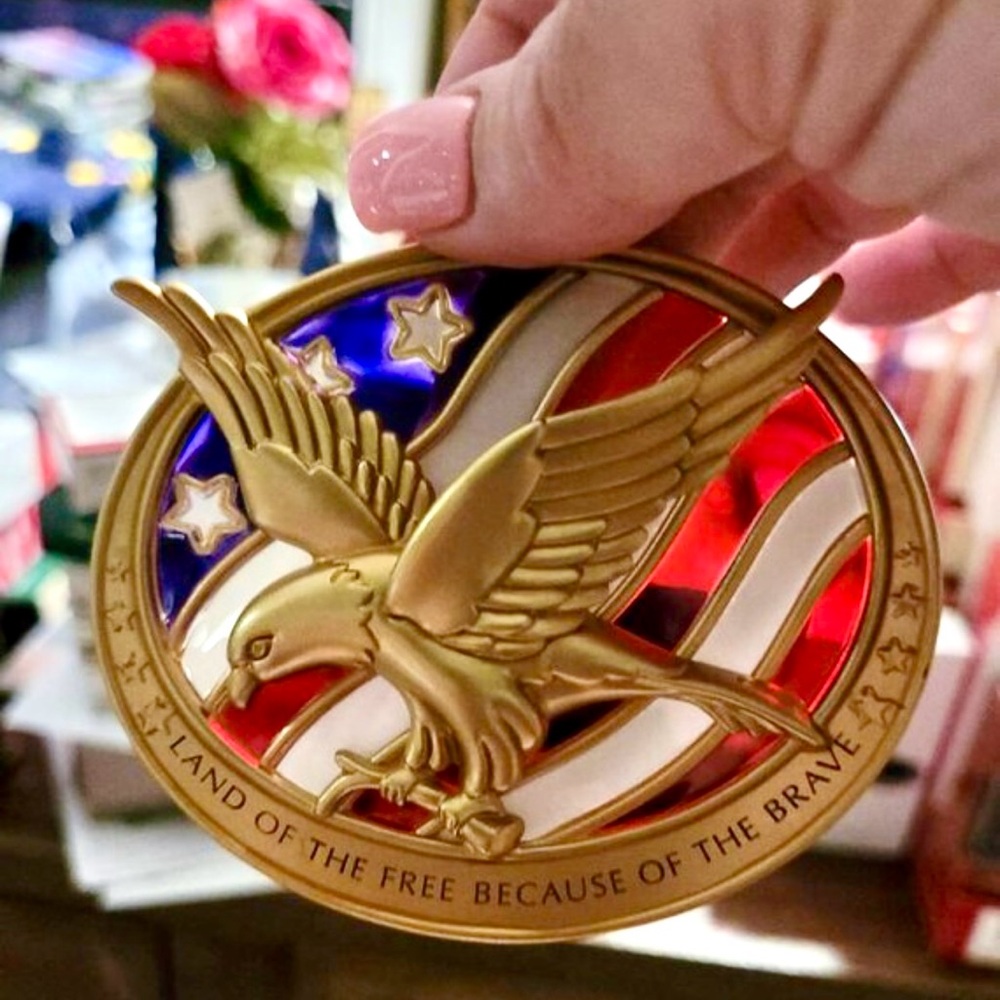 Hallmark Ornament ~ Because Of The Brave (2009) collector item - Picture 2 of 5